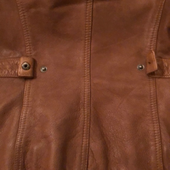 Tristan&Iseult - Tan leather coat - Picture 4 of 4